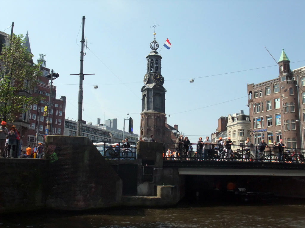 The Munttoren tower at the Muntplein square