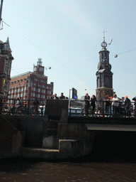 The Munttoren tower at the Muntplein square