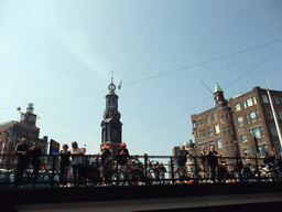 The Munttoren tower at the Muntplein square