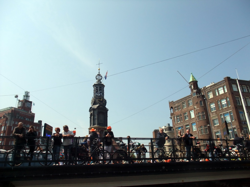 The Munttoren tower at the Muntplein square