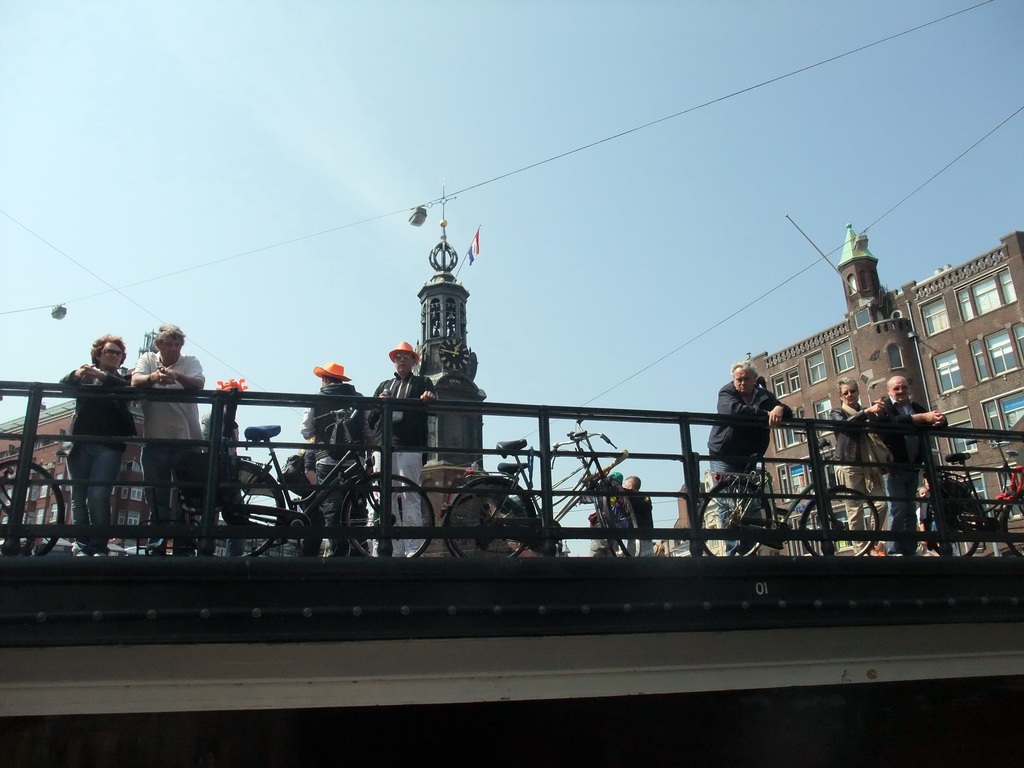 The Munttoren tower at the Muntplein square