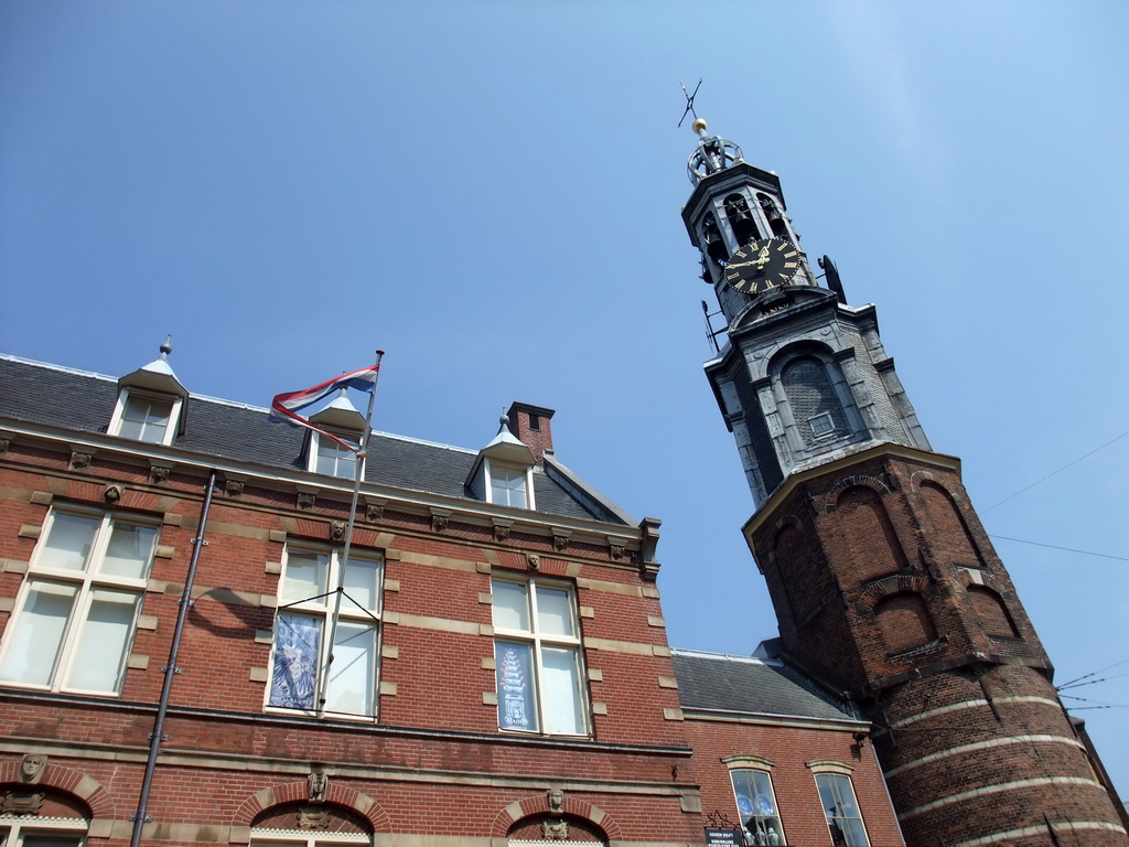 The Munttoren tower at the Muntplein square