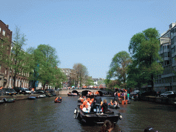 The Singel canal with the Torensluis bridge