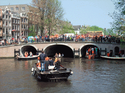 The Singel canal with the Torensluis bridge