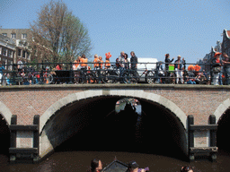 The Singel canal with the Torensluis bridge