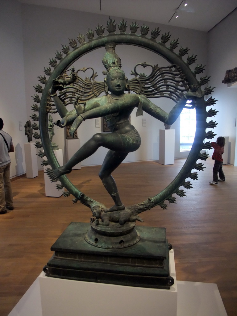 Shiva Nataraja statue in the Asian Pavilion of the Rijksmuseum