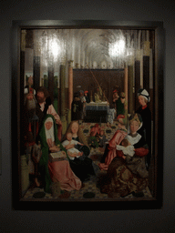 Painting `De heilige maagschap`, by Geertgen tot Sint Jans, on the ground floor of the Rijksmuseum