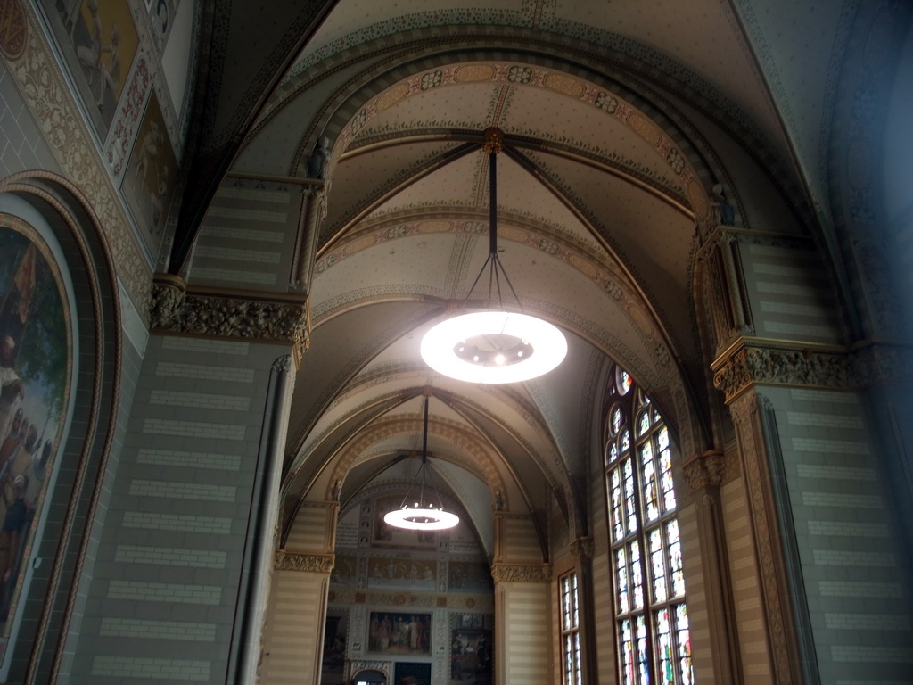 Hallway on the second floor of the Rijksmuseum