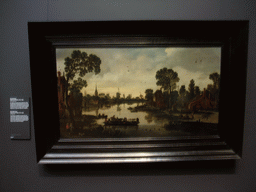 Painting `Het ponteveer`, by Esaias van de Velde, on the second floor of the Rijksmuseum