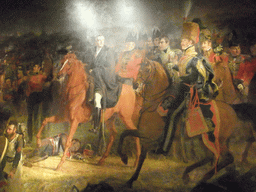 Painting `De Slag bij Waterloo`, by Jan Willem Pieneman, on the first floor of the Rijksmuseum