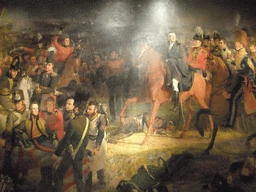 Painting `De Slag bij Waterloo`, by Jan Willem Pieneman, on the first floor of the Rijksmuseum