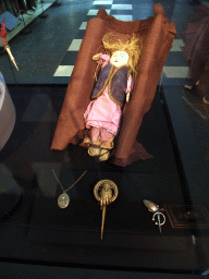 Doll and pins at `Game of Thrones: the Exhibition` at the Posthoornkerk church