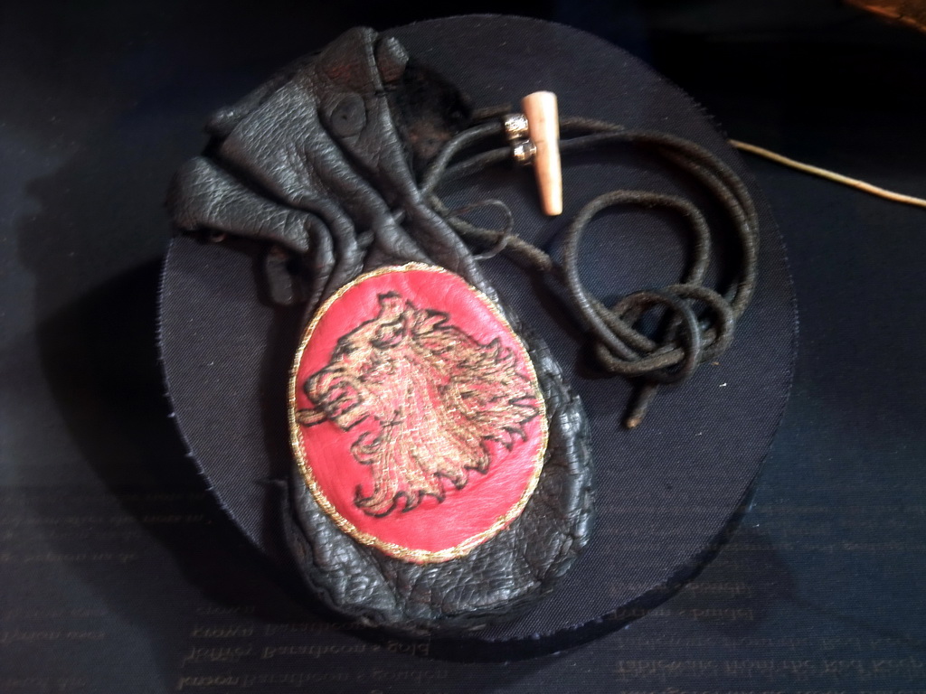 Lannister necklace at `Game of Thrones: the Exhibition` at the Posthoornkerk church