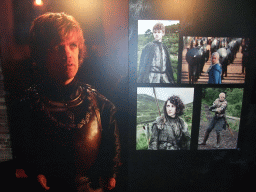 Photographs of several characters at `Game of Thrones: the Exhibition` at the Posthoornkerk church