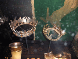 Crowns at `Game of Thrones: the Exhibition` at the Posthoornkerk church