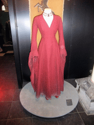 Costume of Melisandre at `Game of Thrones: the Exhibition` at the Posthoornkerk church