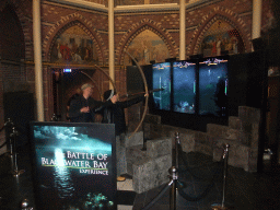The Battle of Blackwater Bay Experience at `Game of Thrones: the Exhibition` at the Posthoornkerk church, with explanation