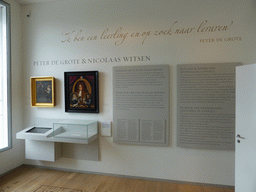 Explanation on Peter the Great and Nicolaas Witsen, at the Hermitage Amsterdam museum