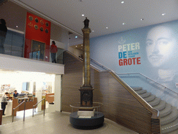 Entrance to the exhibition on Peter the Great in the Hermitage Amsterdam museum