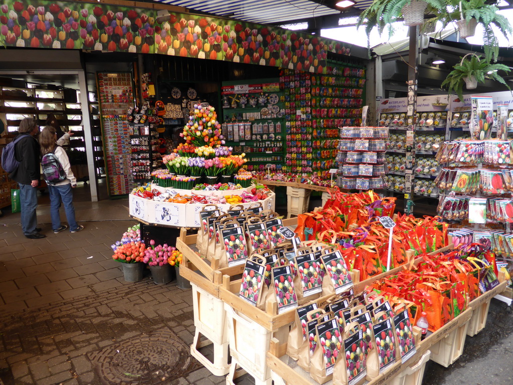 Bloemenmarkt flower stalls at the Singel canal