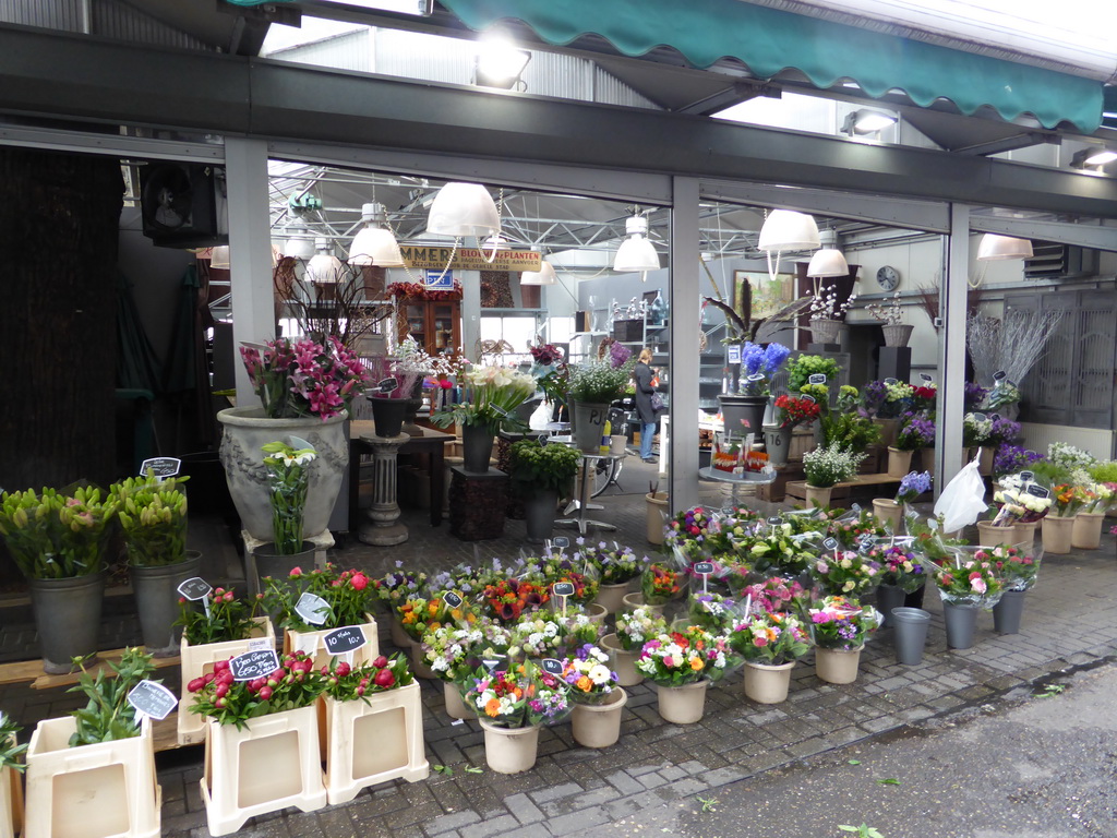 Bloemenmarkt flower stalls at the Singel canal