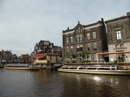 Boats in the Rokin canal