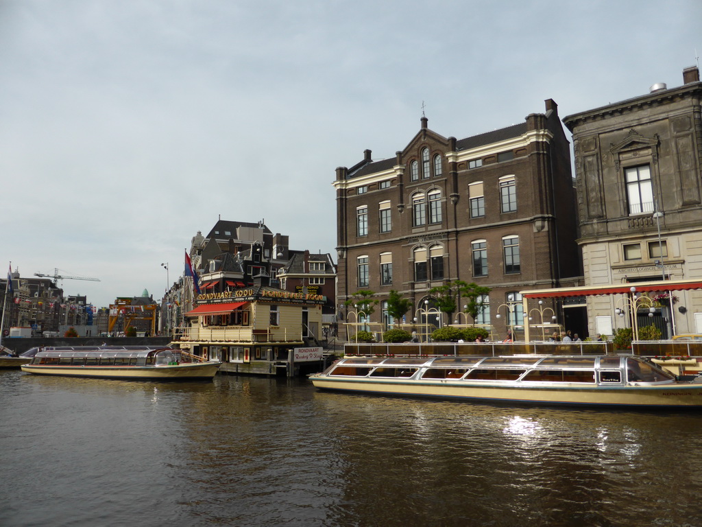 Boats in the Rokin canal