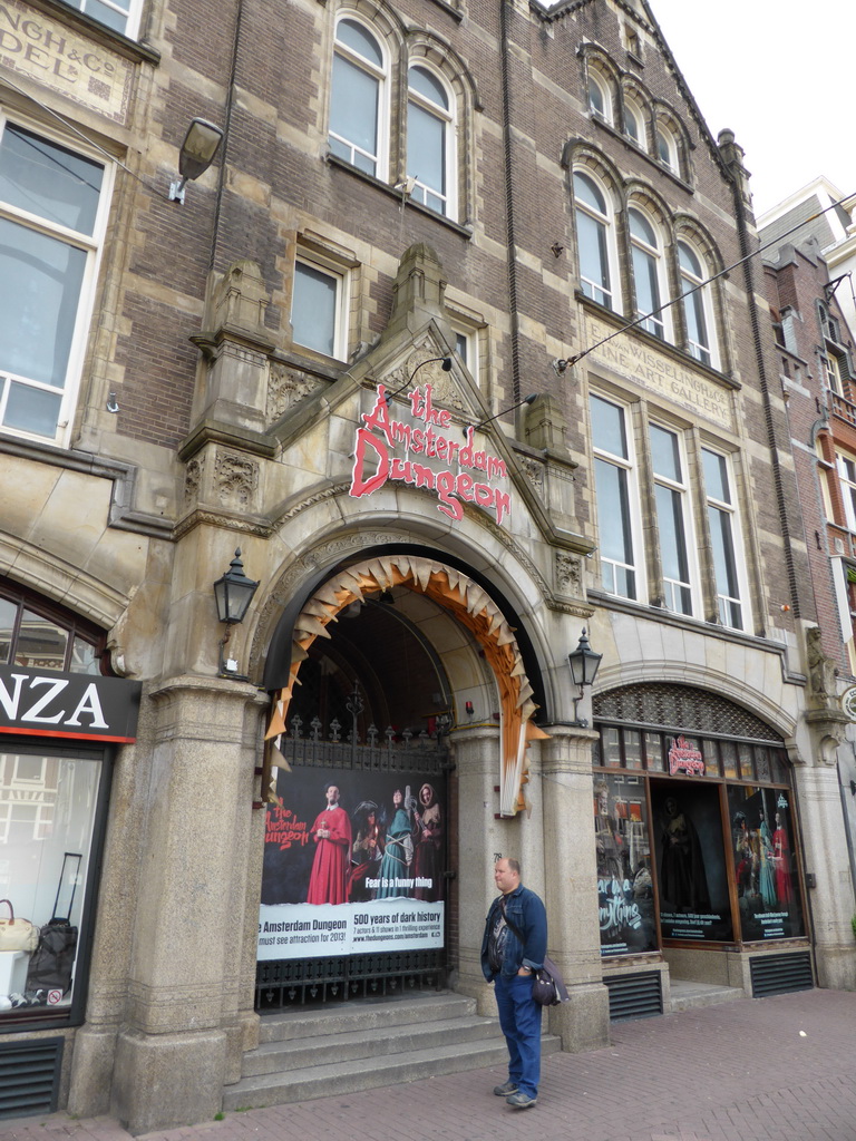 Front of the Amsterdam Dungeon at the Rokin street