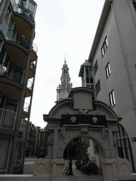 Gate at the Sint Antoniesbreestraat street leading to the Zuiderkerk church