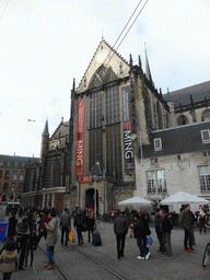 Front of the Nieuwe Kerk church at the Dam square