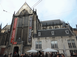 Front of the Nieuwe Kerk church at the Dam square