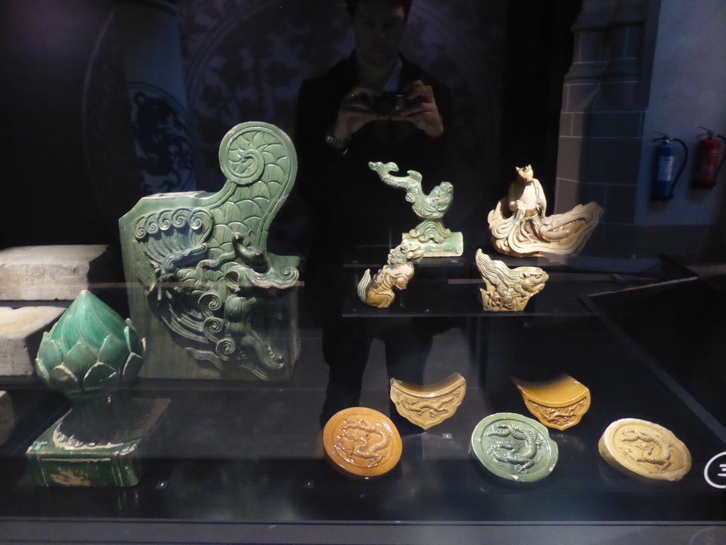 Ornaments at the Ming dynasty exhibition at the Nieuwe Kerk church