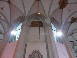 Windows and ceiling of the Nieuwe Kerk church