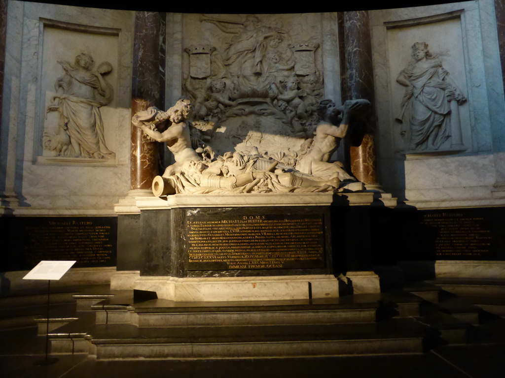 The Monument to Michiel de Ruyter by Rombout Verhulst, at the Nieuwe Kerk church