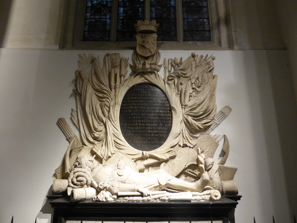 The Monument to Jan van Galen, at the Nieuwe Kerk church