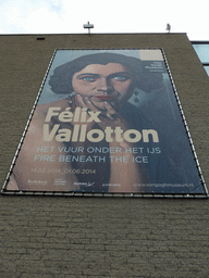 Poster on the Félix Vallotton exhibition at the north side of the Van Gogh Museum