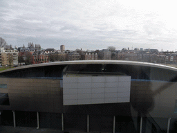 The Kurokawa wing and the Museumplein square, viewed from the south side of the main building of the Van Gogh Museum