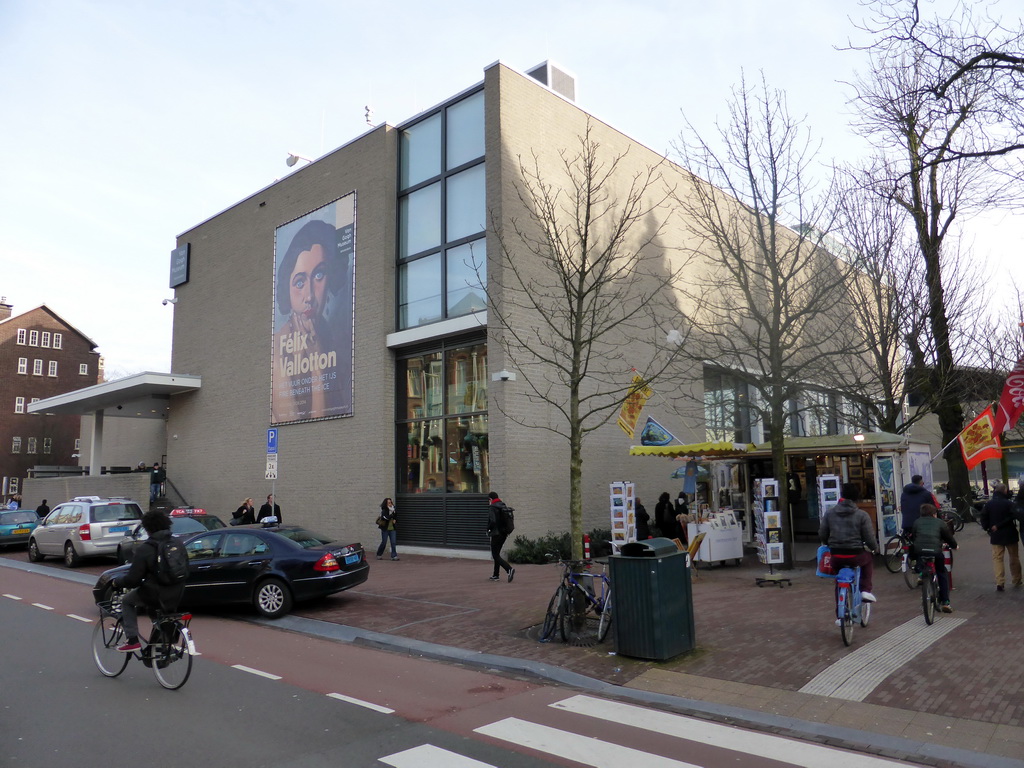 Northwest side of the Van Gogh Museum at the Paulus Potterstraat street