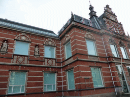 North side of the Stedelijk Museum Amsterdam at the Paulus Potterstraat street