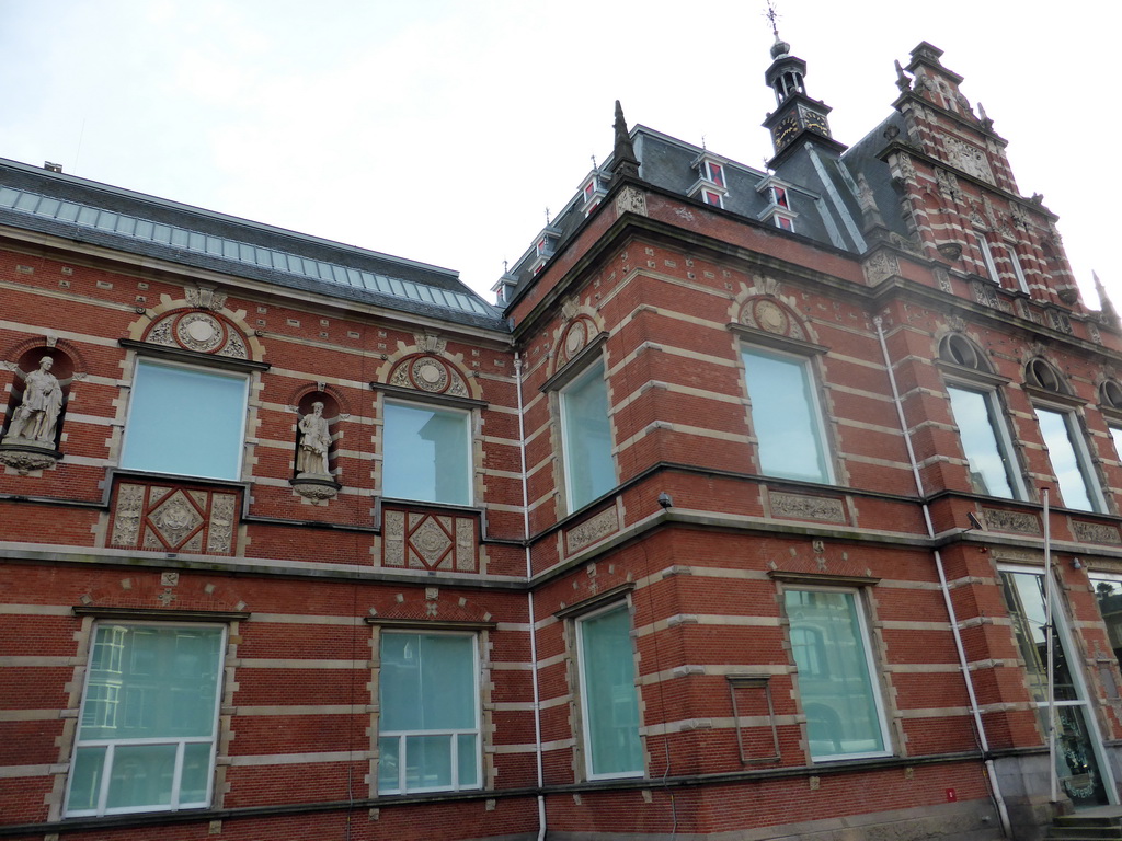 North side of the Stedelijk Museum Amsterdam at the Paulus Potterstraat street