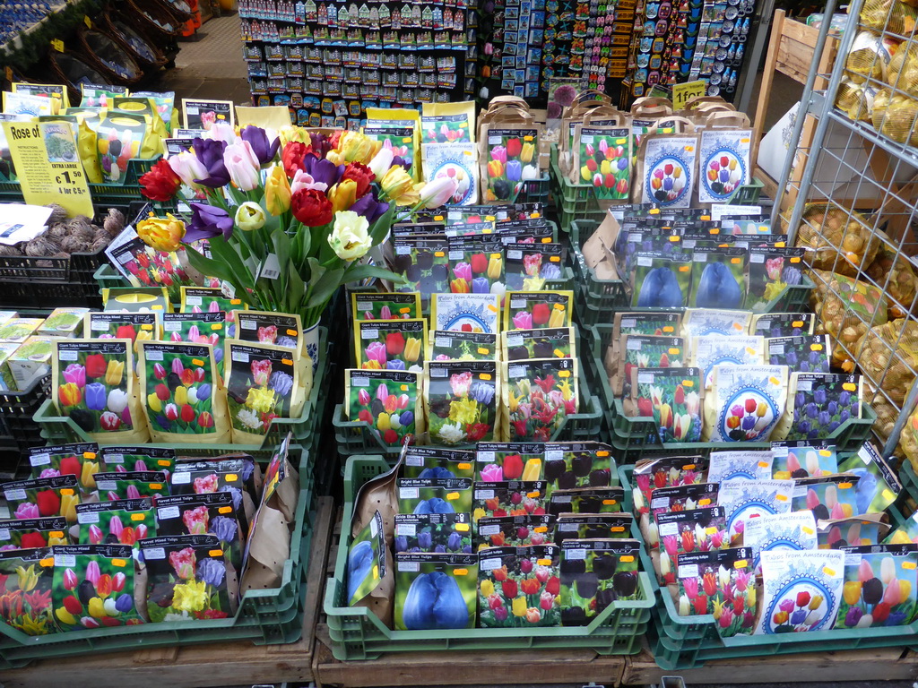 Bloemenmarkt flower stalls at the Singel canal