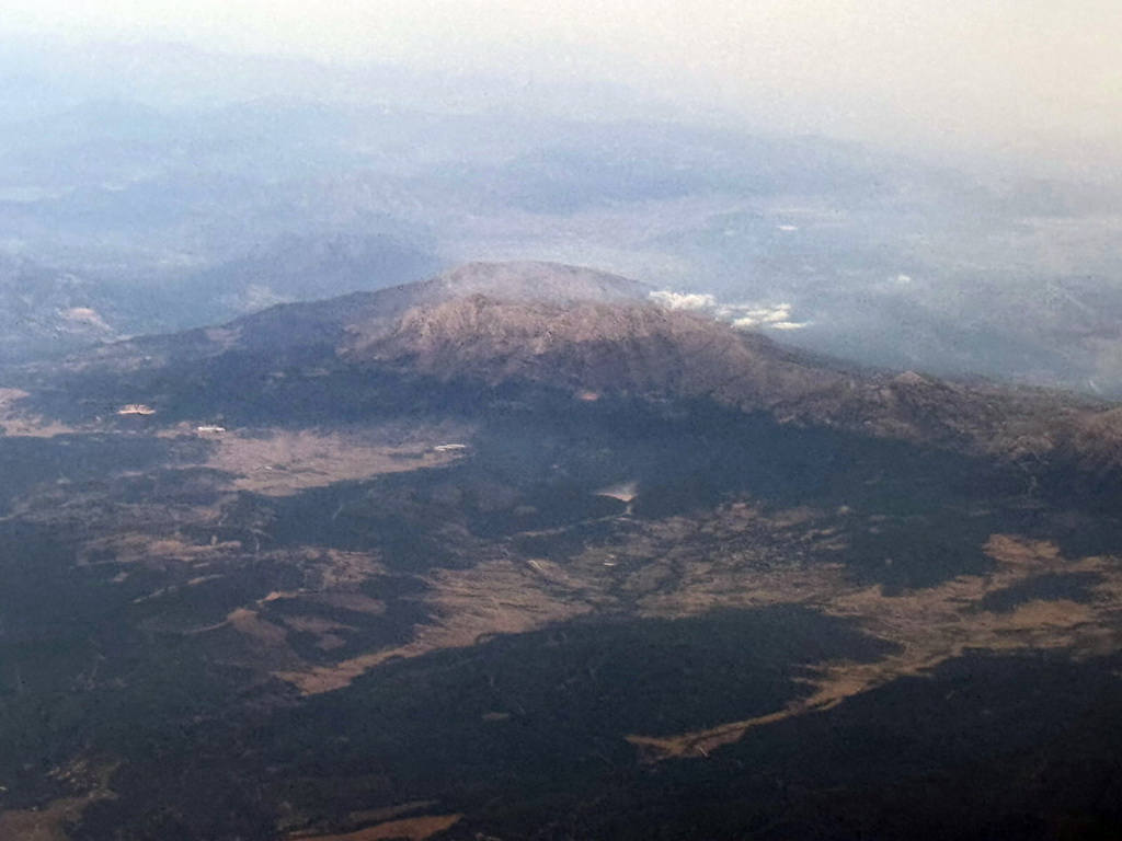 The Western Taurus mountain range, viewed from the airplane from Antwerp