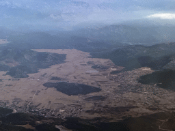 The towns of Dag, Dagbeli and Bademagaci, viewed from the airplane from Antwerp