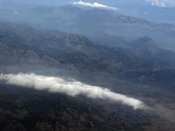 The Western Taurus mountain range, viewed from the airplane from Antwerp