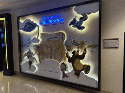 Land of Legends poster at the central hall of the Rixos Downtown Antalya hotel