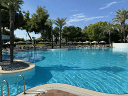 Swimming pool at the garden of the Rixos Downtown Antalya hotel