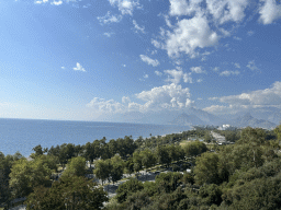 The Beach Park, the Bey Mountains and the Gulf of Antalya, viewed from the path at the top of the elevator from the Atatürk Kültür Park