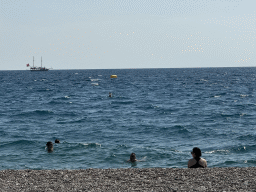 Beach at the Beach Park and the Gulf of Antalya