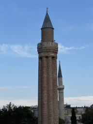 Minarets of the Yivli Minaret Mosque and the Tekeli Mehmet Pasha Mosque, viewed from the Republic Square