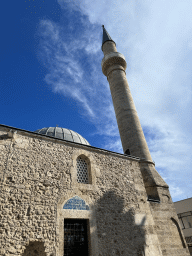 West facade of the Tekeli Mehmet Pasa Mosque at the Uzun Çarsi Sokak alley